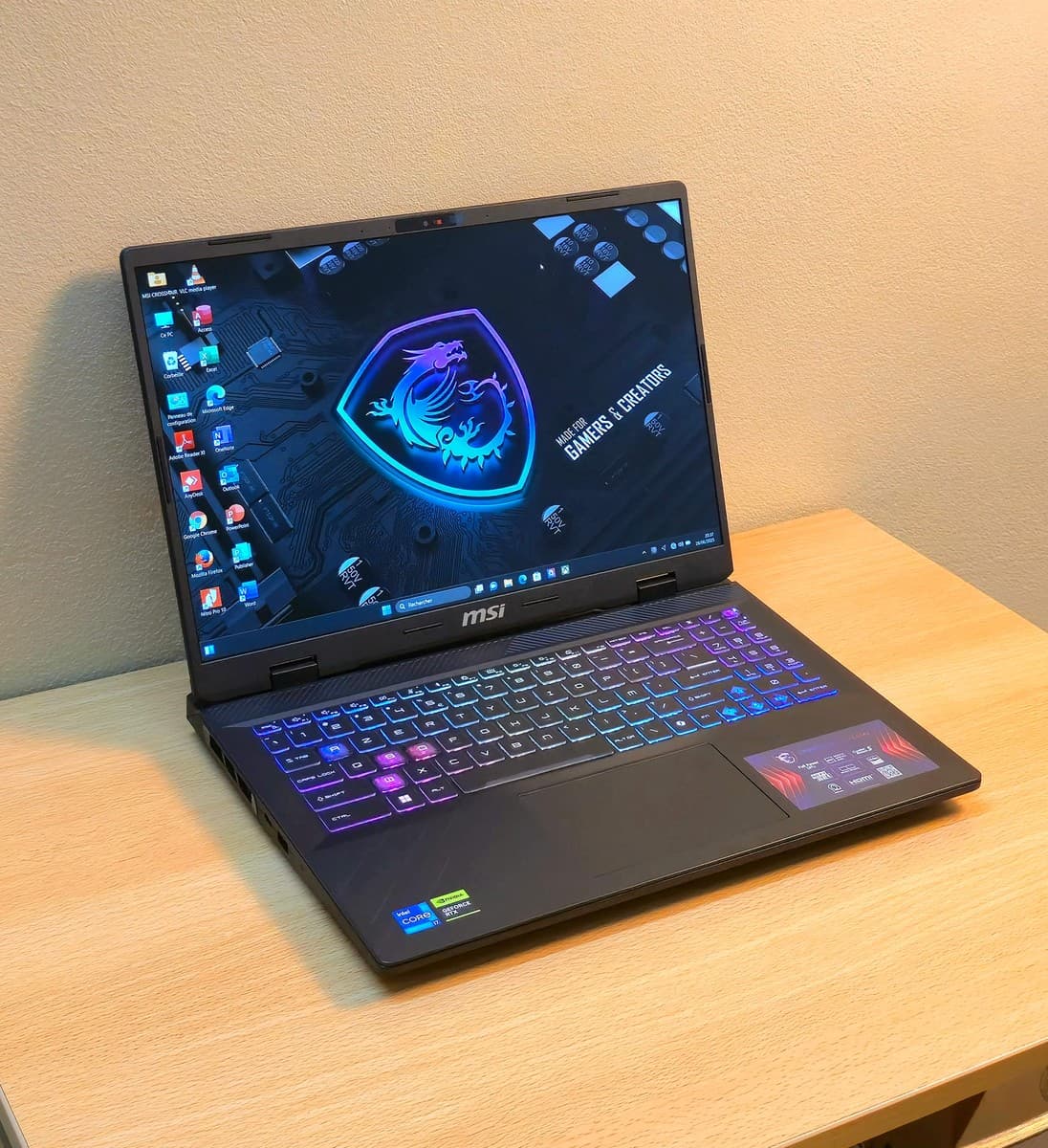 MSI CROSSHAIR 16 HX D14VGKG 64Go 2TB RTX 4070, 8Go - Image 1