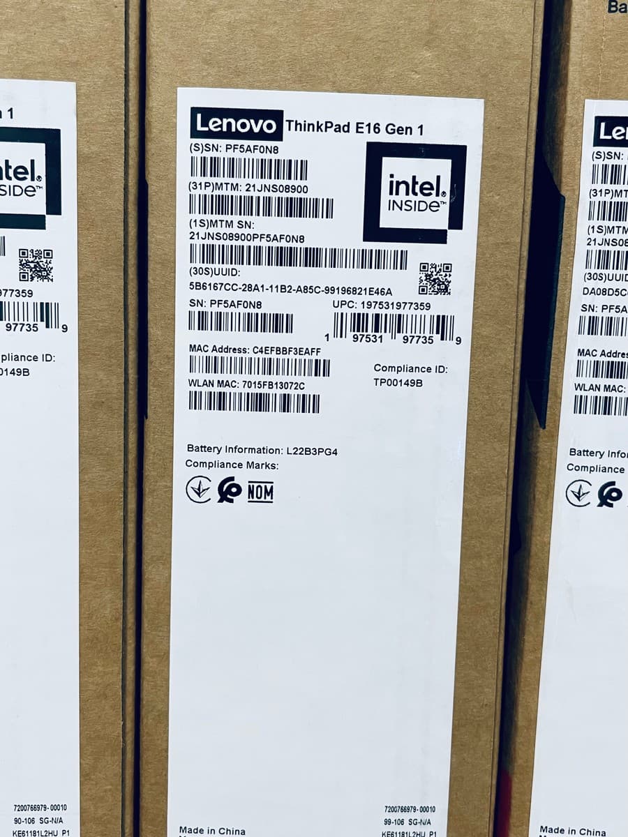 LENOVO ThinkPad E16 GEN 1 - Image 12