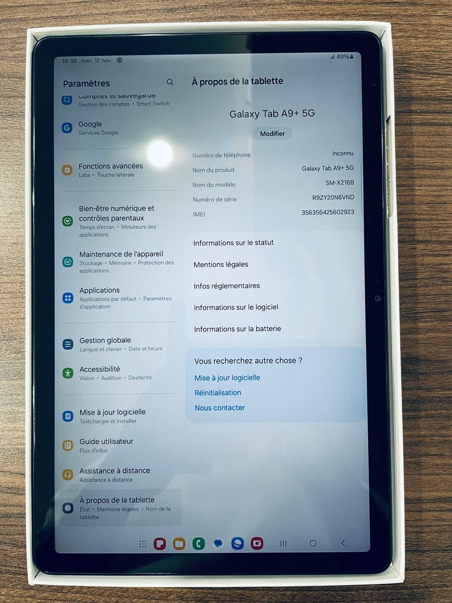 SAMSUNG GALAXY TAB A9+ 5G - Image 3