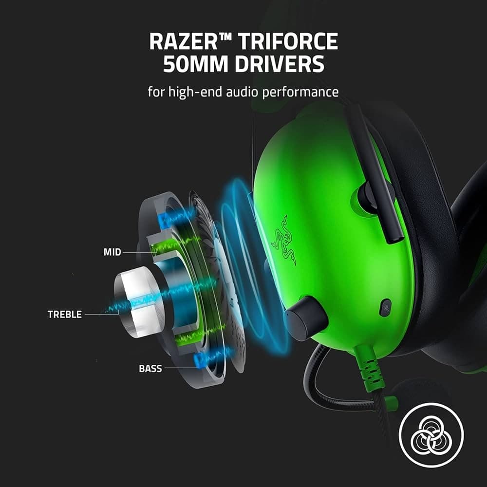 RAZER BLACKSHARK V2 X GAMING - VERT - Image 3