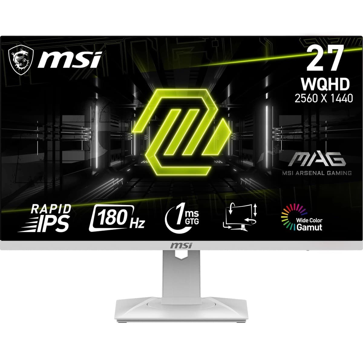 MSI MAG 274QRFW 27" WQHD 2K IPS 180HZ 1MSRGB