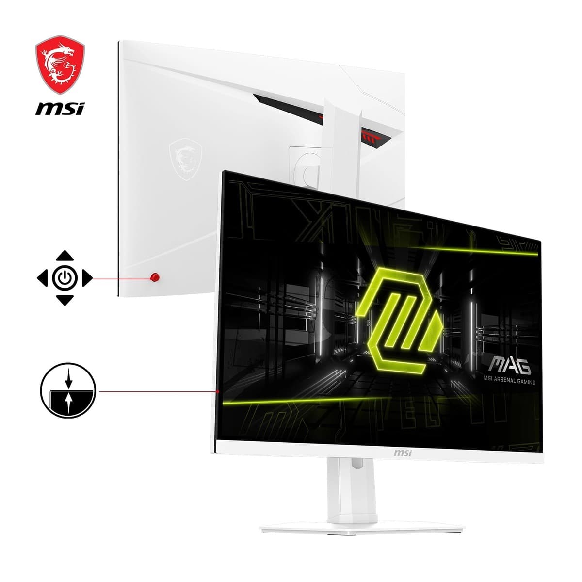 MSI MAG 274QRFW 27" WQHD 2K IPS 180HZ 1MSRGB - Image 3