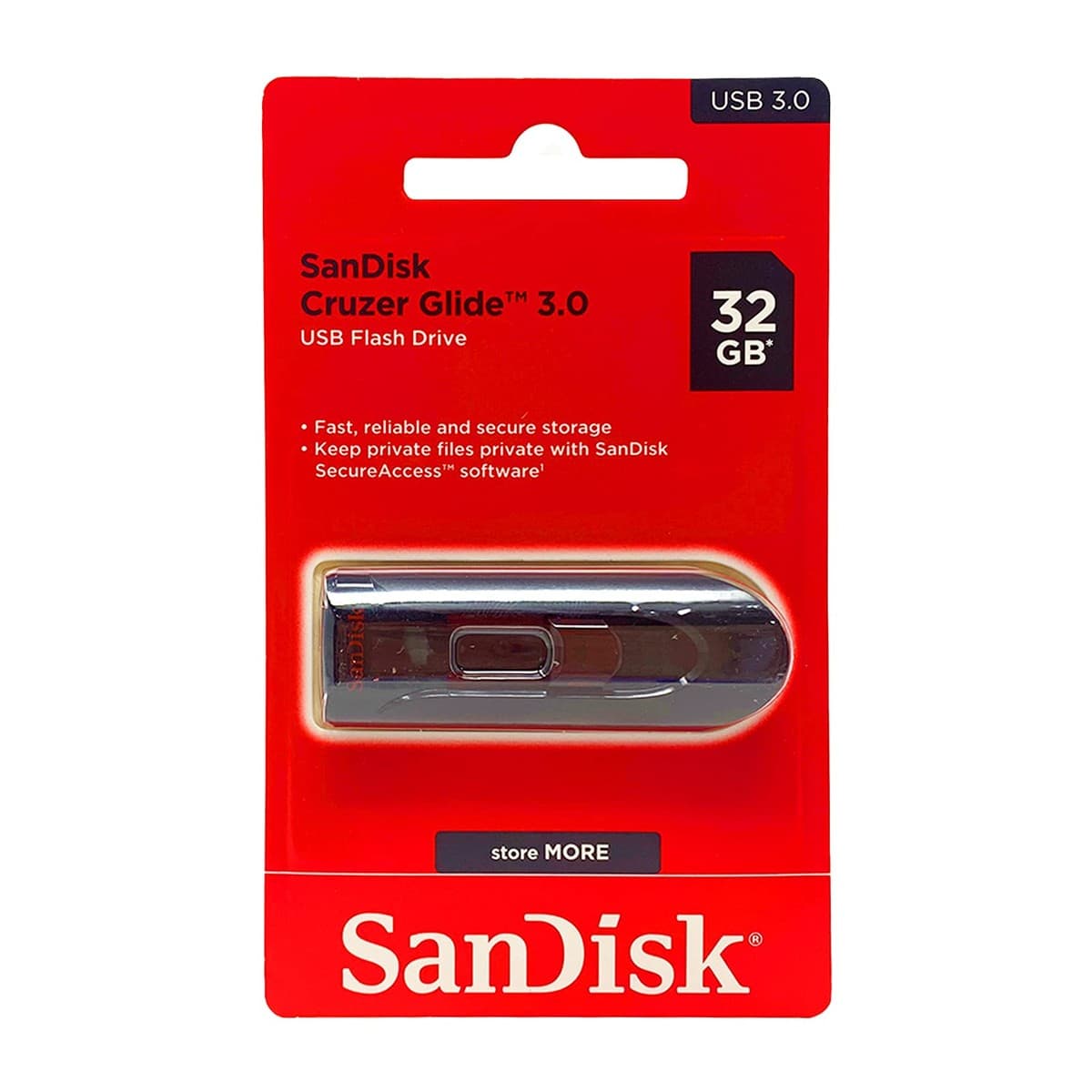 Clé USB SanDisk Cruzer Glide 3.0 - 32 Go - Image 1
