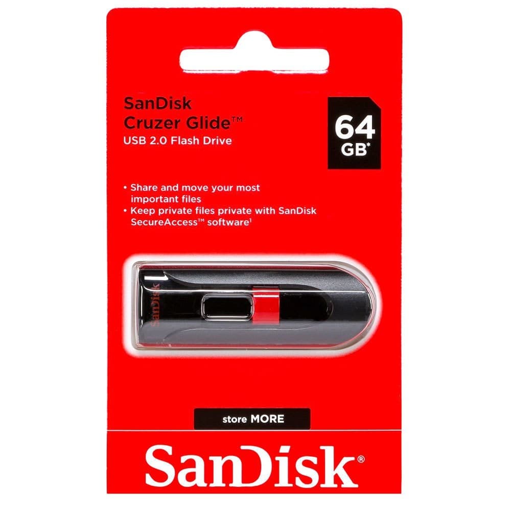 Clé USB SanDisk Cruzer Glide 3.0 - 64 Go