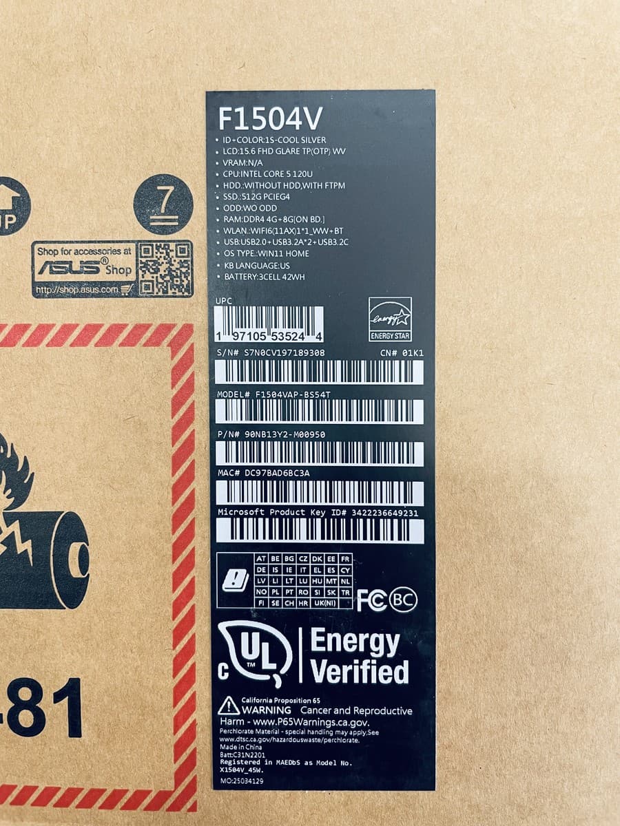 ASUS VivoBook 15 X1504VAP-BS54T - Image 4