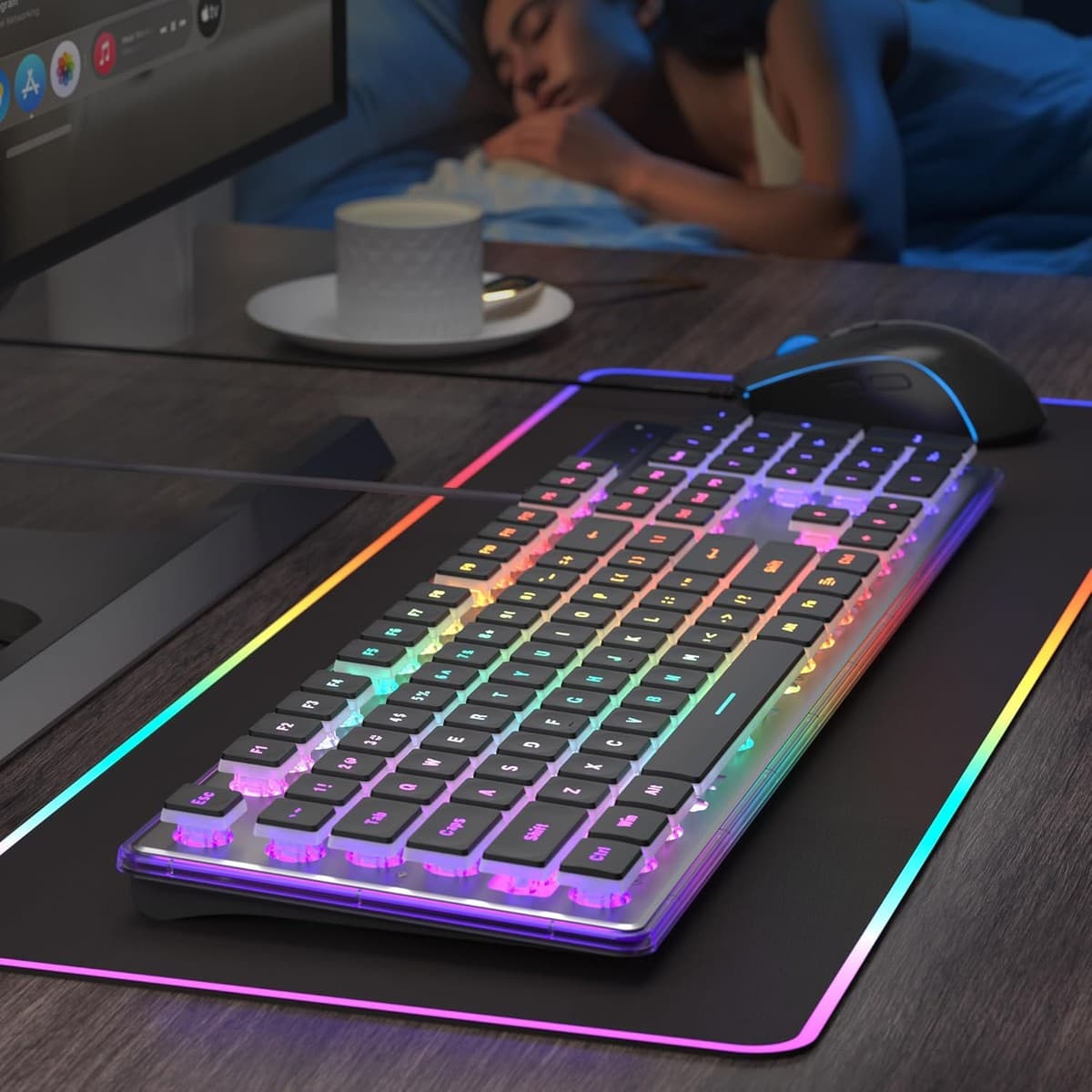 MAGEGEE GK970 COMBO / NOIR / ÉCLAIRAGE RGB - Image 5