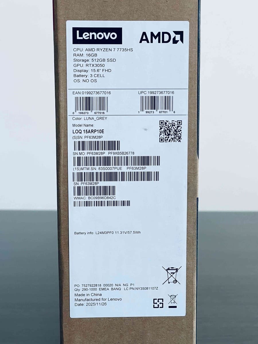 Lenovo LOQ 15ARP10E (83S0007PUE) - Image 5